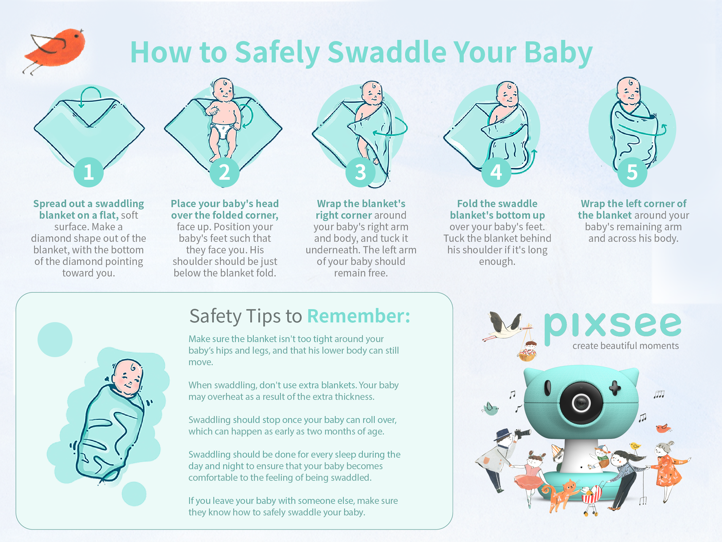 How to Swaddle Your Baby And Why They'll Love it